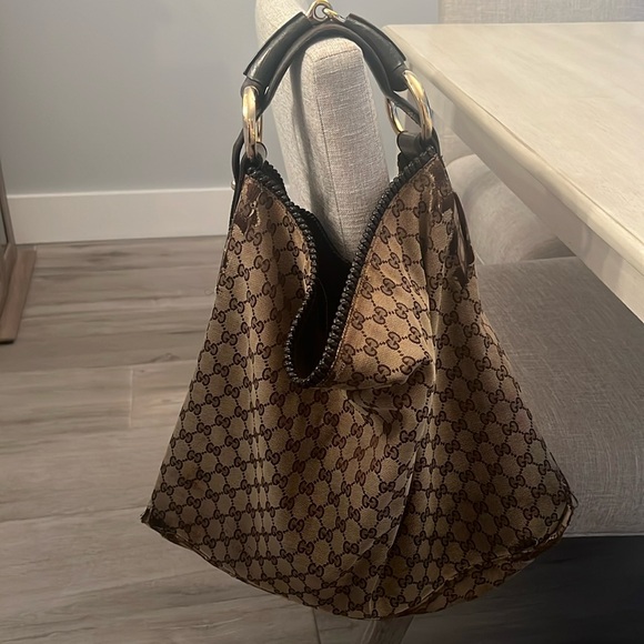 Large Gucci tote hobo bag - Picture 1 of 16